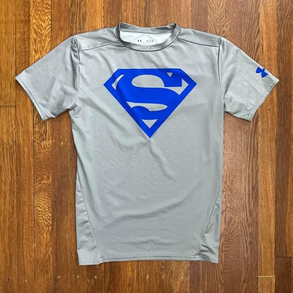 Under Armour Shirts Rare Under Armour Superman Heat Gear Dc Comics